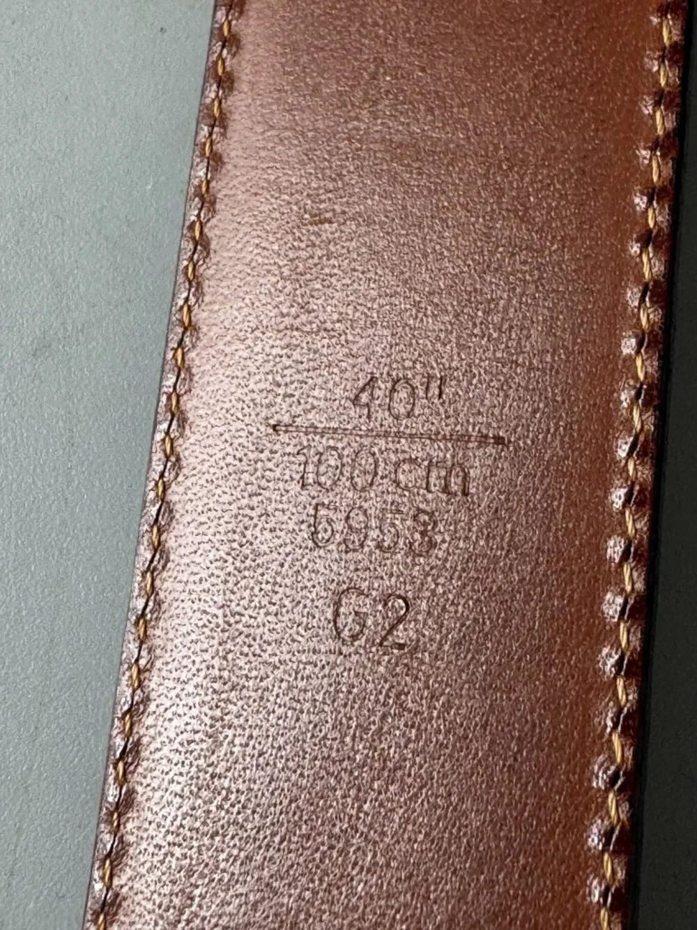 Coach 5953 Black Leather Men's Belt, Size 40'' / 100 CM